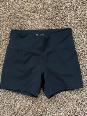 Champion Black High-Waist Bike Shorts